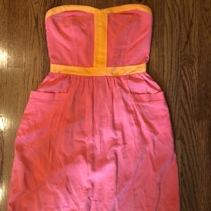 Strapless summer dress